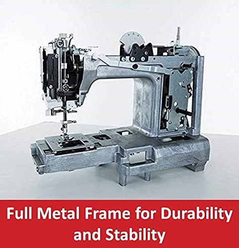Machine à coudre robuste 4423 à grande vitesse (kit d'accessoires inclus) 97 points Boutonnière en une étape