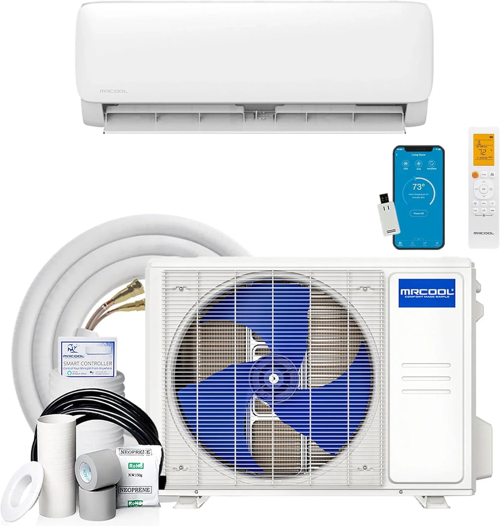 Climatiseur et thermopompe mini-split sans conduit MRCOOL 24 000 BTU 230 V, série Easy Pro - Unité de climatisation murale