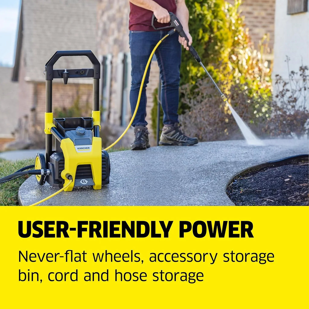 Nettoyeur haute pression Kärcher K1700 3 buses, boîte à détergent