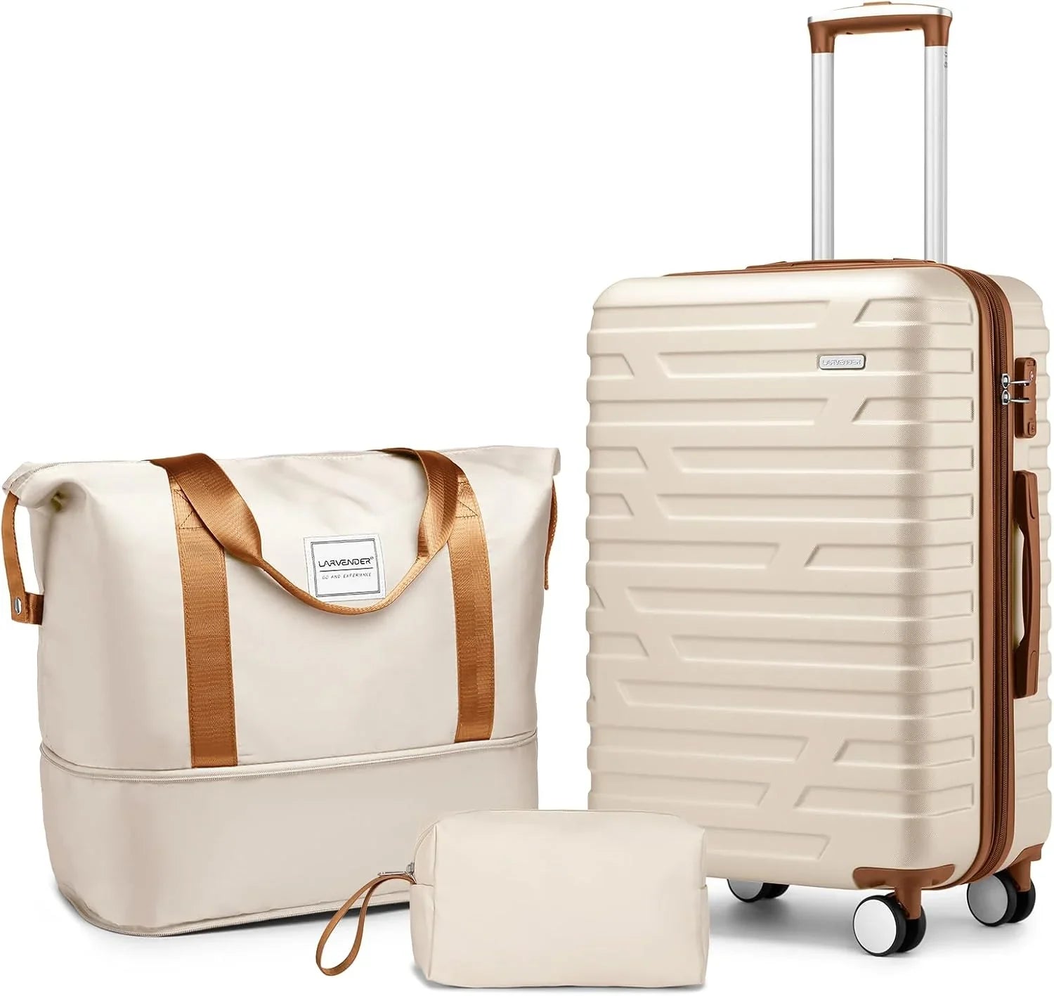 Ensemble de bagages à main légers et extensibles à coque rigide de 6 pièces