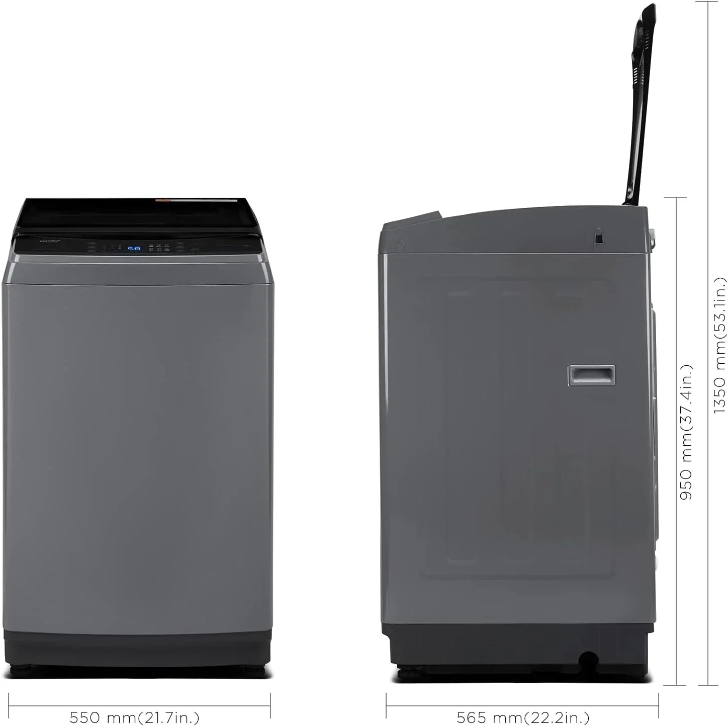 Machine à laver portable Comfee, 0,9 pied cube, avec écran LED et tambour intégré