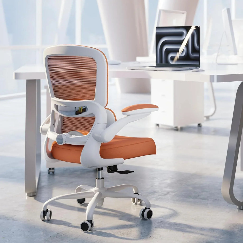 Chaise de bureau ergonomique TRALT, capacité de 150 kg, en maille, avec roulettes