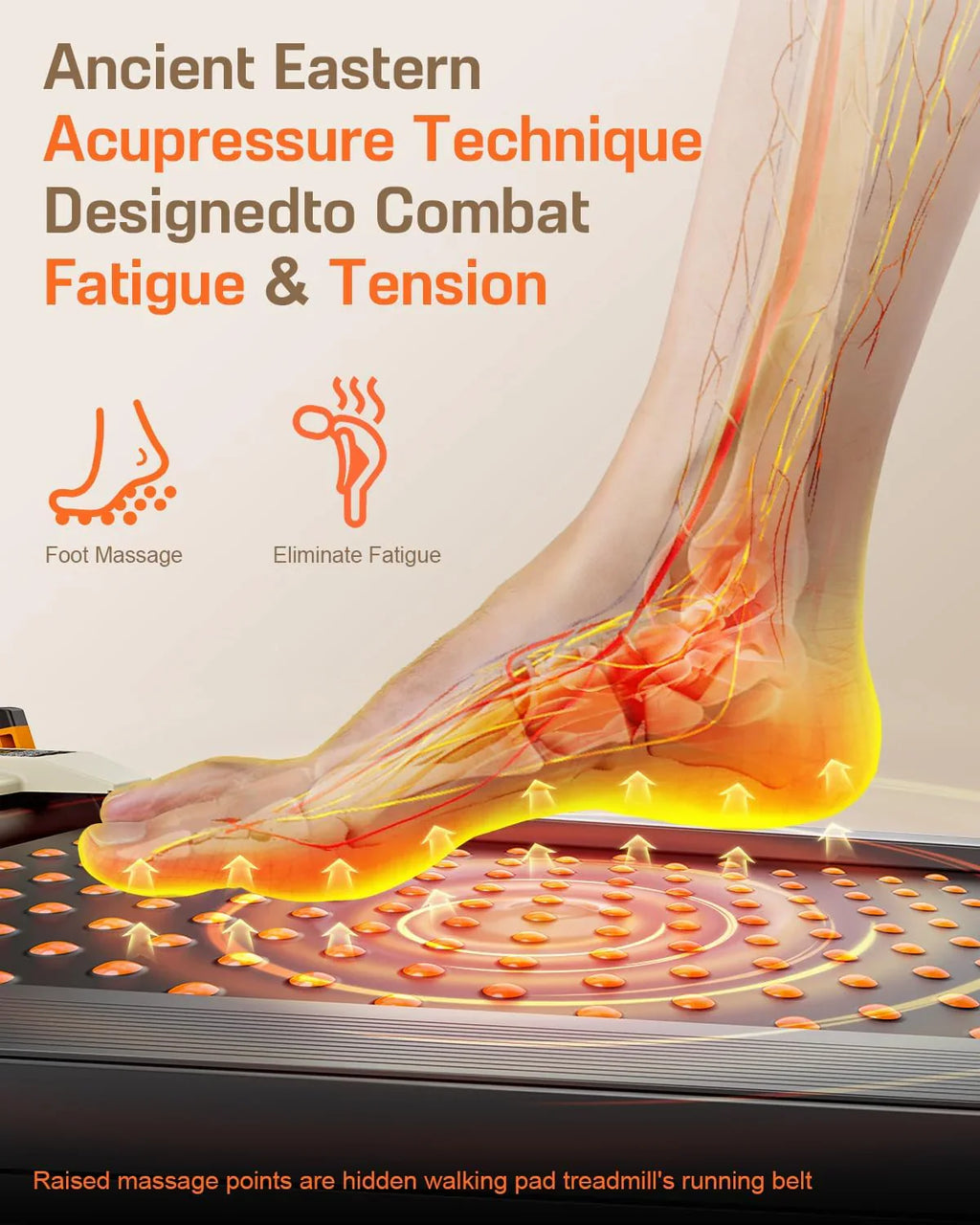 Tapis de course incliné Akluer 2,5 CV, petit tapis de course sous le bureau avec télécommande et écran LED