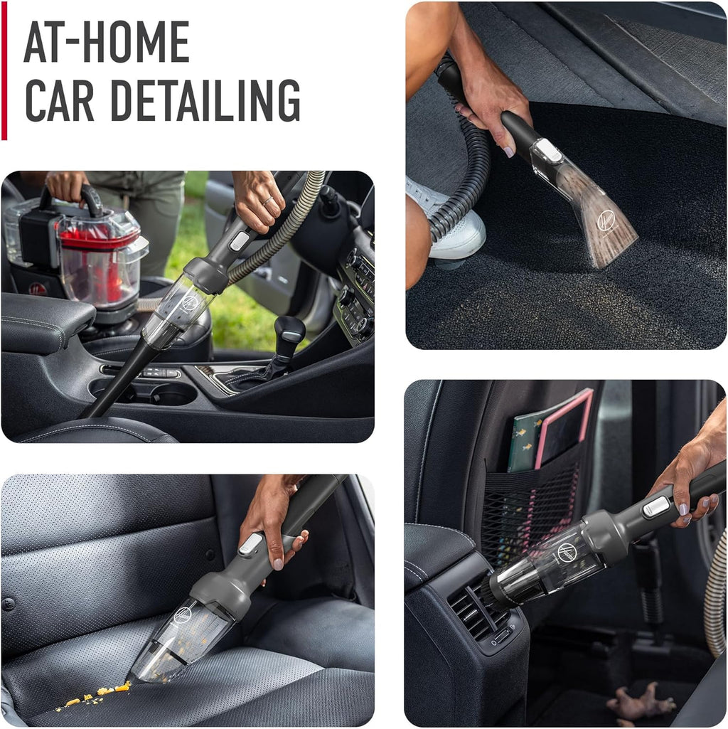 Nettoyeur de tapis et de tissus d'ameublement portable Hoover CleanSlate Plus avec aspiration puissante et plusieurs outils