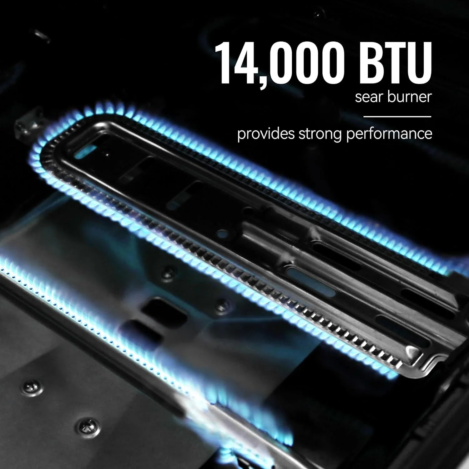 Barbecue au gaz propane Royal Gourmet GA5401T à 5 brûleurs avec gril et brûleurs latéraux, grille en acier inoxydable, surface de cuisson de 632 pouces carrés