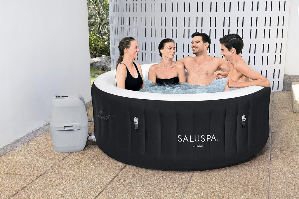 Spa gonflable Bestway SaluSpa Miami EnergySense AirJet (180 x 66 cm) | Spa portable avec 2 housses