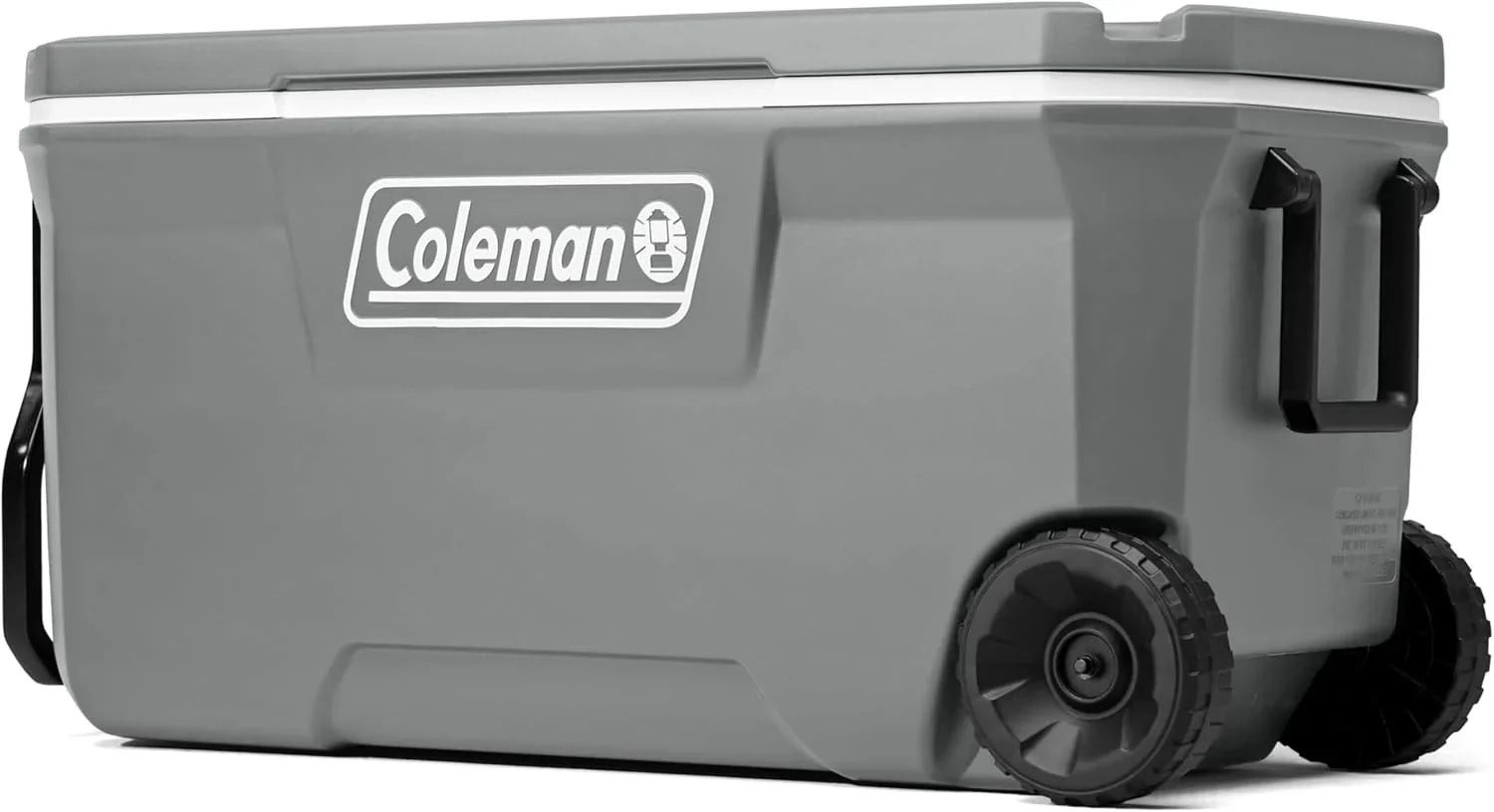 Glacière portable isotherme à roulettes Coleman, glacière rigide d'extérieur étanche, conserve la glace jusqu'à 5 jours, 100 litres