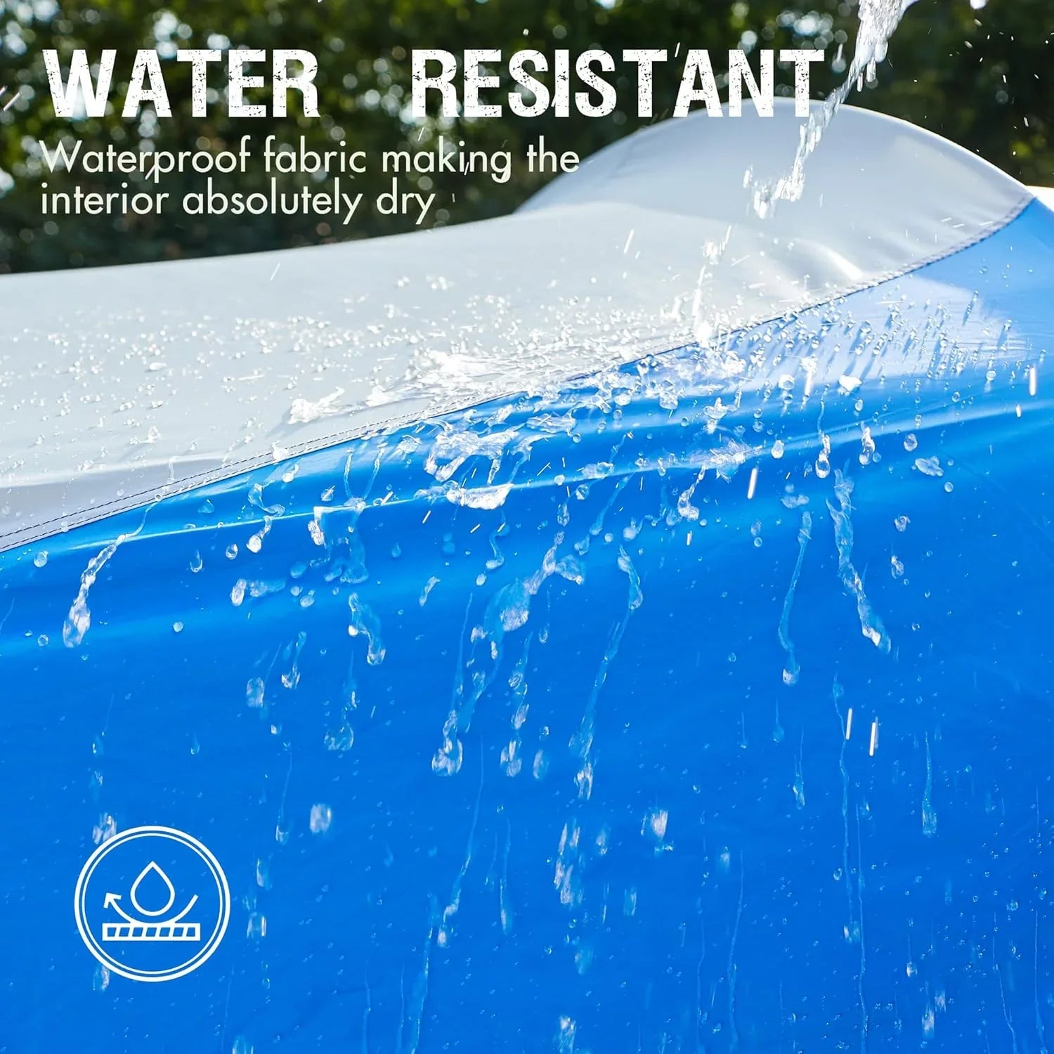 Tente de camping familiale PORTAL 6/8/10 personnes avec moustiquaire, grande tente tunnel étanche