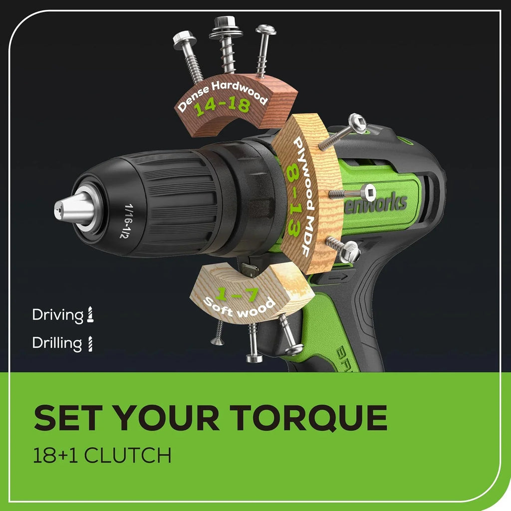 Perceuse-visseuse à percussion sans fil 24 V, kit combiné d'outils électriques