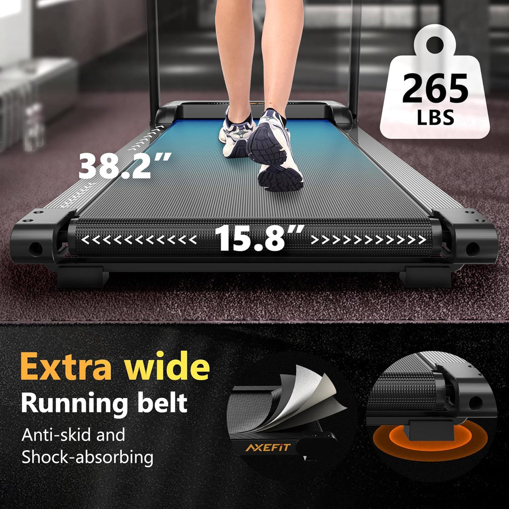 Tapis roulant portable 2,5 CV avec tapis de marche incliné, panneau et télécommande, tapis roulant 4 en 1, capacité de 120 kg