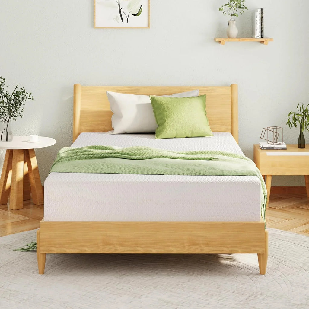 Matelas double de 8 pouces avec mousse à mémoire de forme pour un soutien moyennement ferme