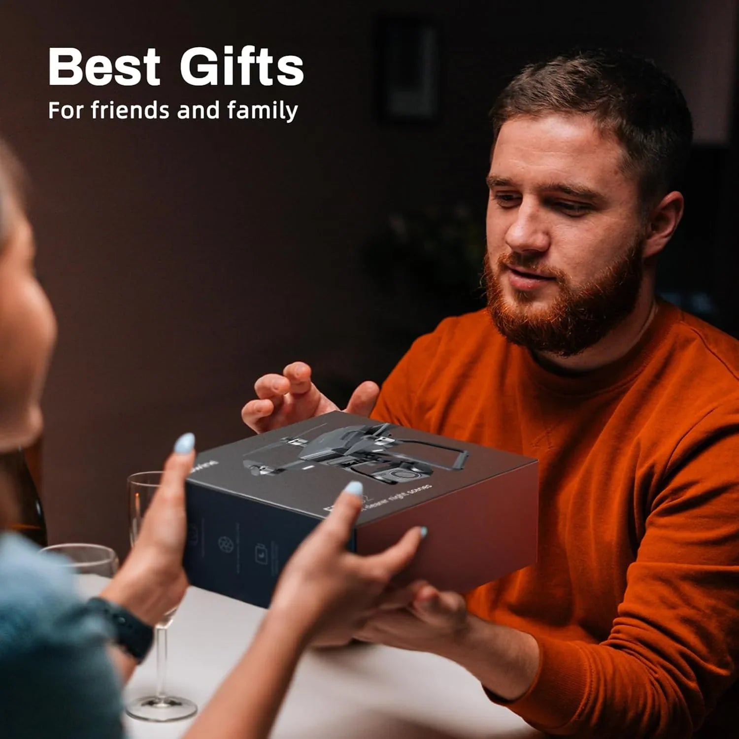 Drone de caméra spécifique pour adultes avec photographie aérienne 4K UHD, cardan 3 axes et contrôle à 10 000 pieds