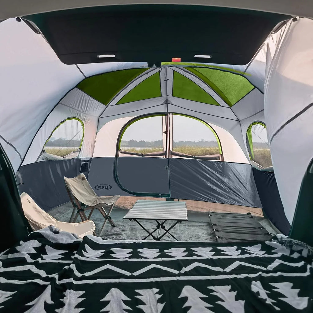 Tente de camping pour SUV, tente de hayon pour SUV 6 personnes - Facile à installer