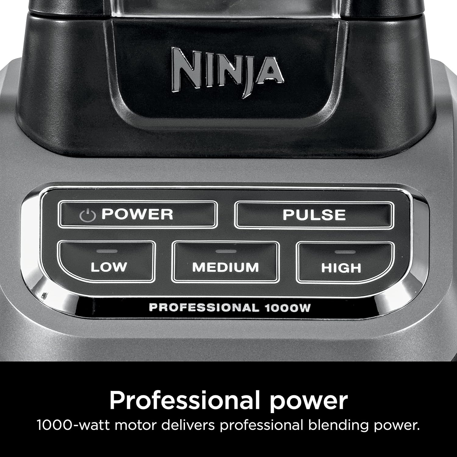 Mixeur compact professionnel Ninja BL660, 1 100 W, 3 fonctions, idéal pour les boissons glacées, les smoothies, les sauces et bien plus encore.