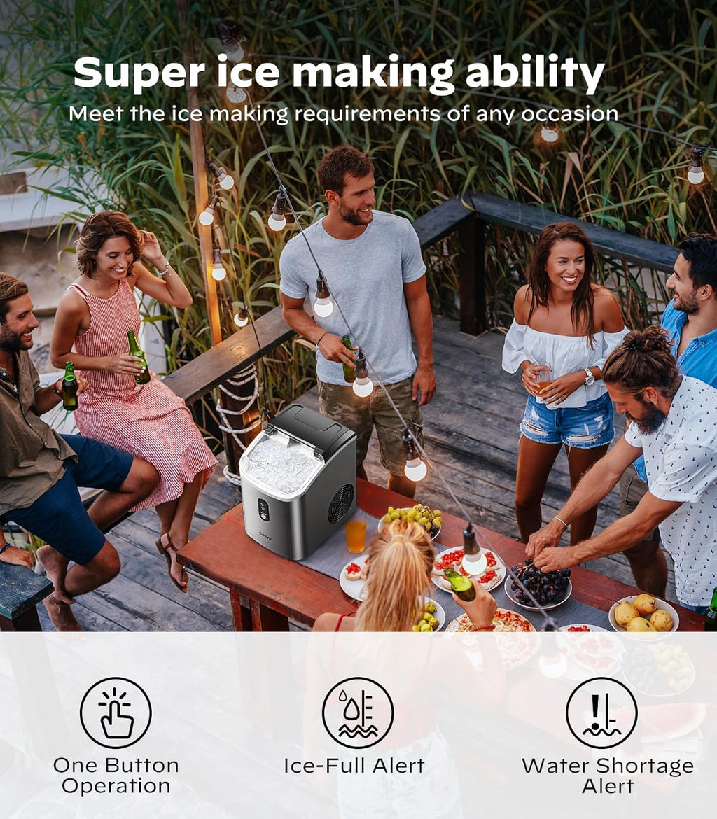 Machine à glace à mâcher Silonn avec fonction autonettoyante