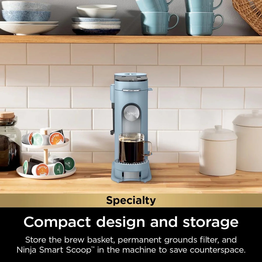 Cafetière mono-tasse Ninja Pods & Grounds, compatible avec les dosettes de café K-Cup