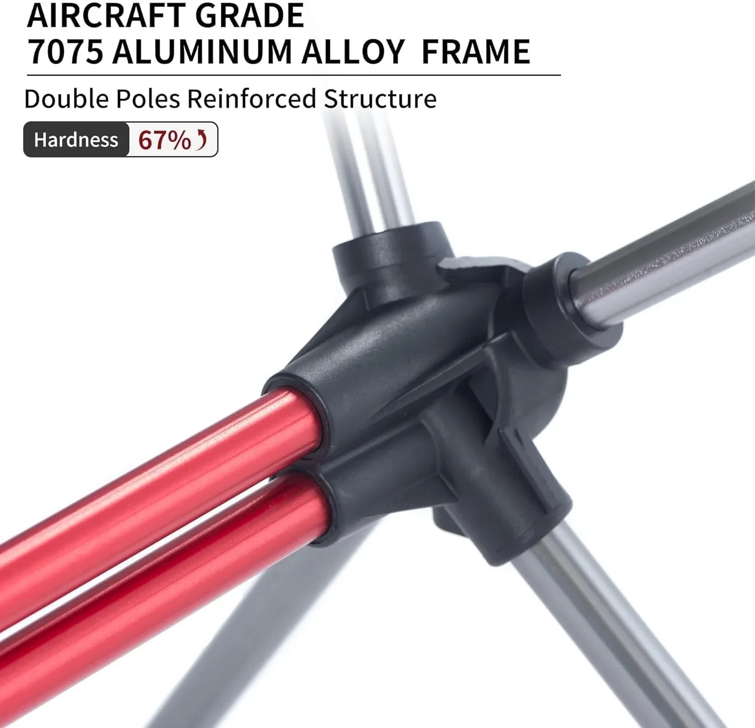 Chaise de camping ultralégère 2,12 lb Chaise de randonnée portable Chaise de randonnée pliante