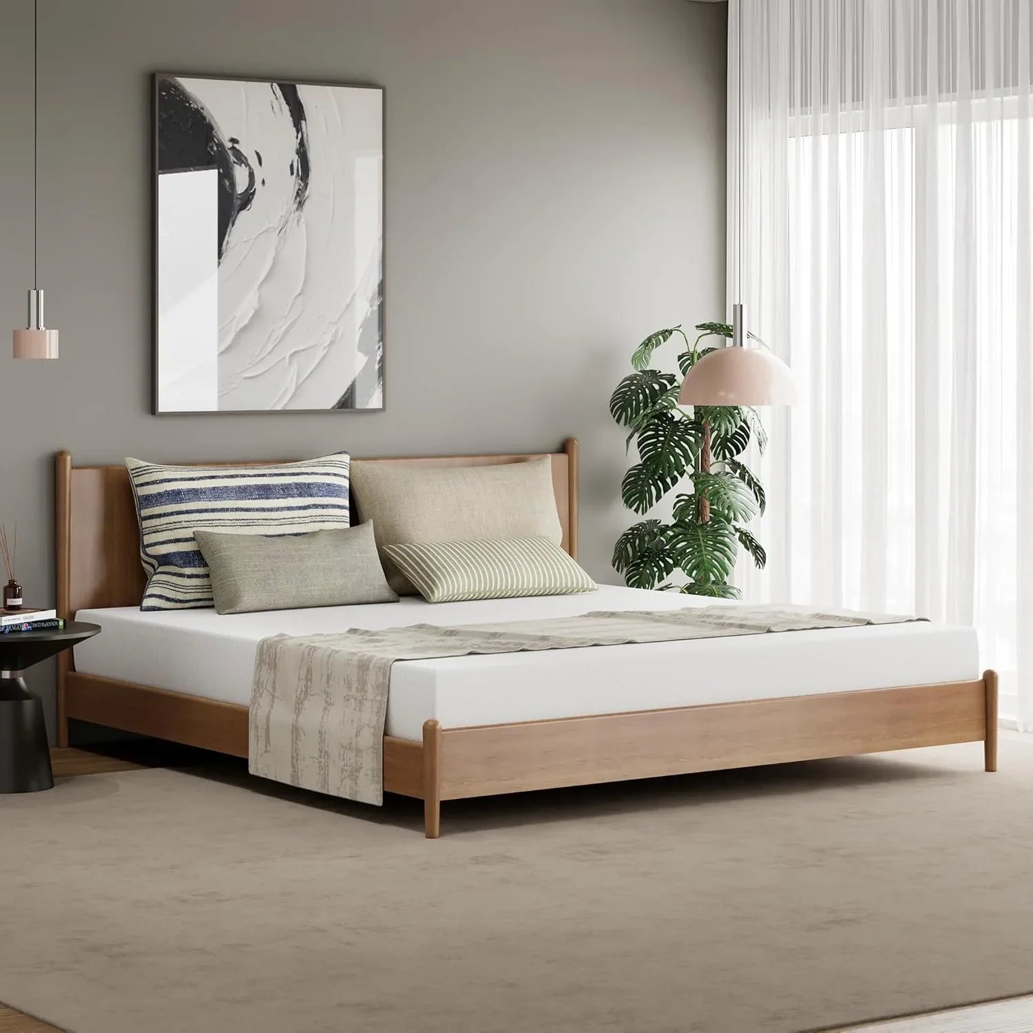 Matelas en mousse à mémoire de forme GAESTE de 8 pouces, entièrement rafraîchissant, matelas dans une boîte