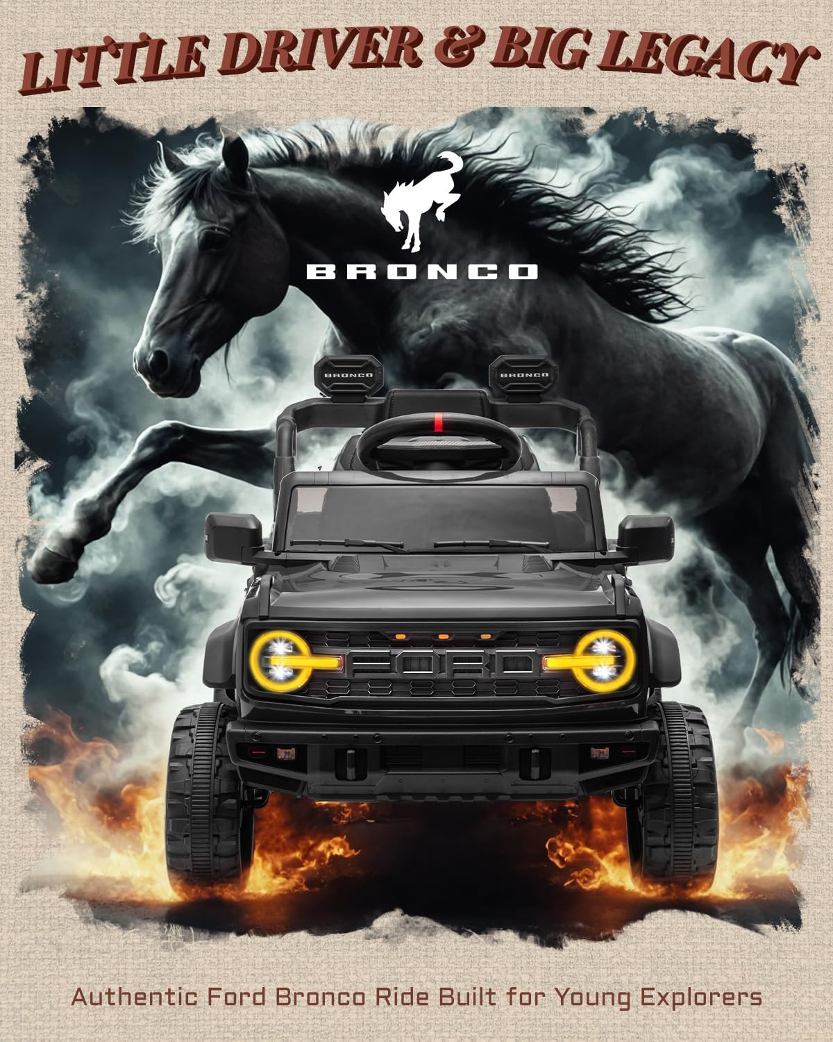 Camion rose pour enfants – Voiture électrique à piles