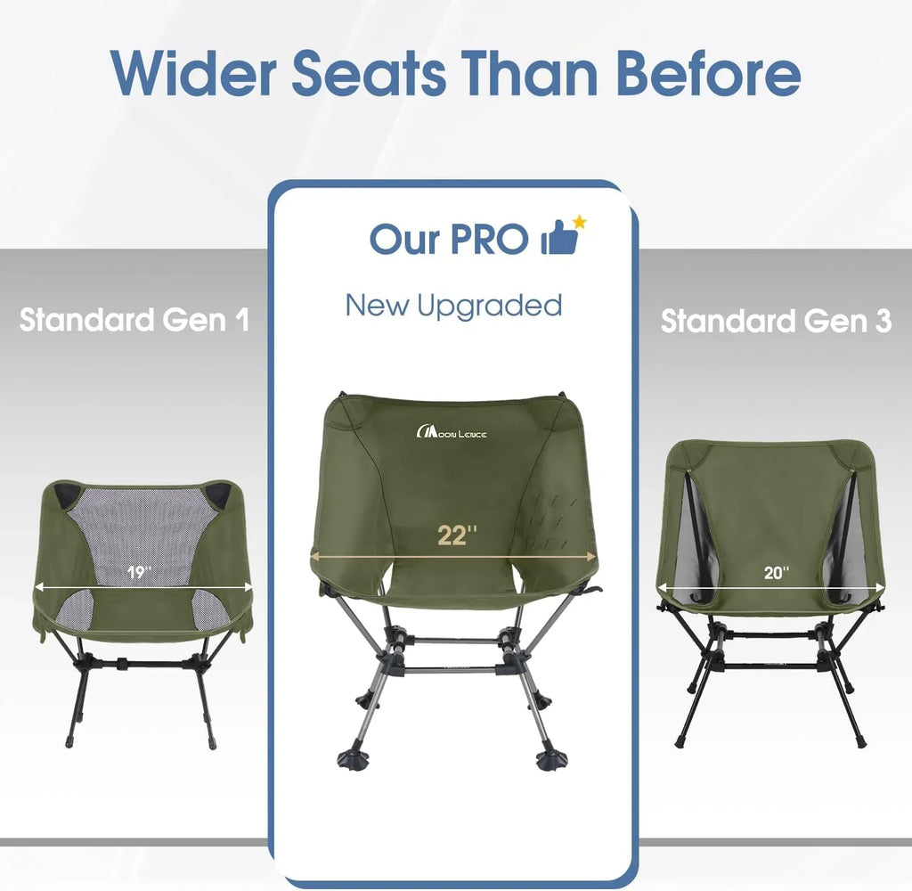 Chaise de camping portable et chaise pliante pour la randonnée et la randonnée