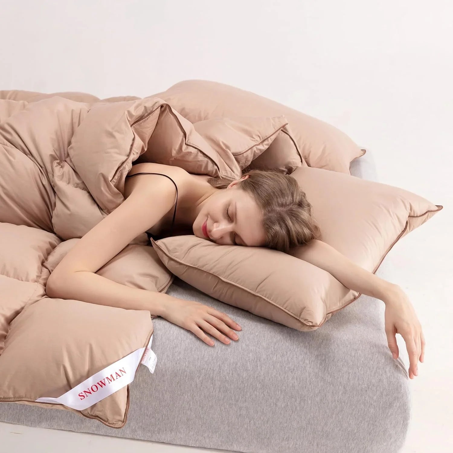 Couette en duvet de qualité supérieure avec design à cloisons 3D