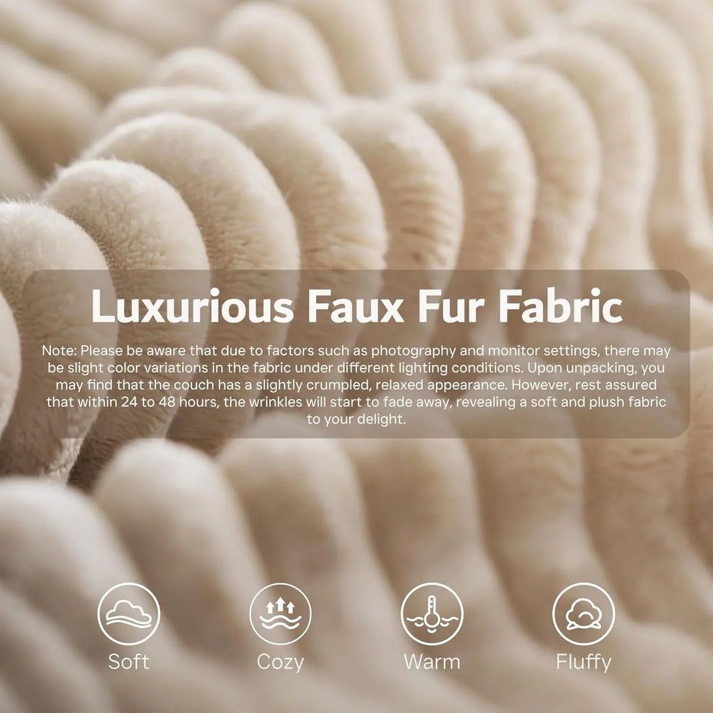 Canapé Ovios 104" Cloud Section Fauteuil en L, canapé modulaire moderne