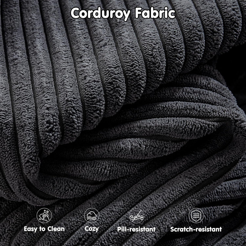 Canapé Ovios 104" Cloud Section Fauteuil en L, canapé modulaire moderne