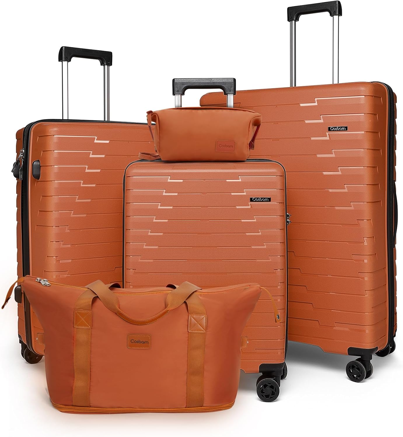 Ensemble de 5 bagages à roulettes, valise rigide en ABS avec roulettes pivotantes