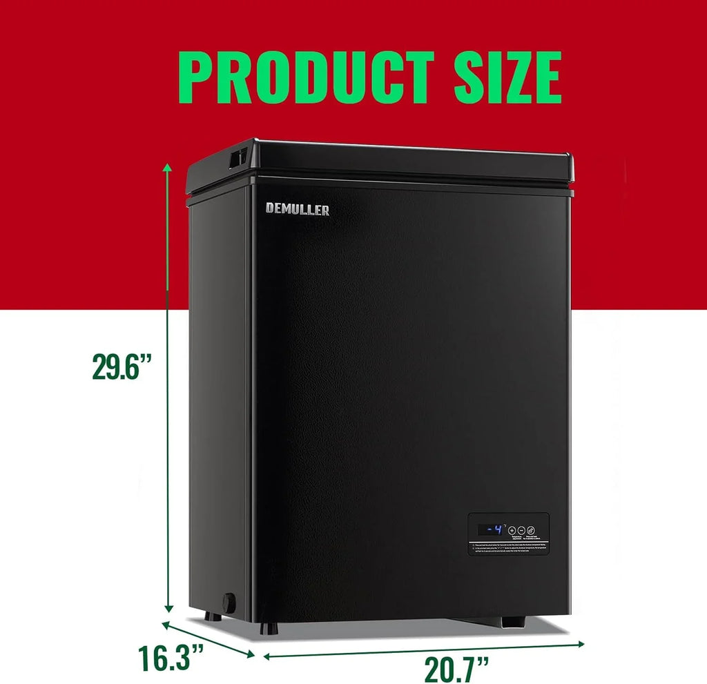 Congélateur vertical de 5,0 pieds cubes, congélateur autonome, mini-congélateur compact à chargement par le haut