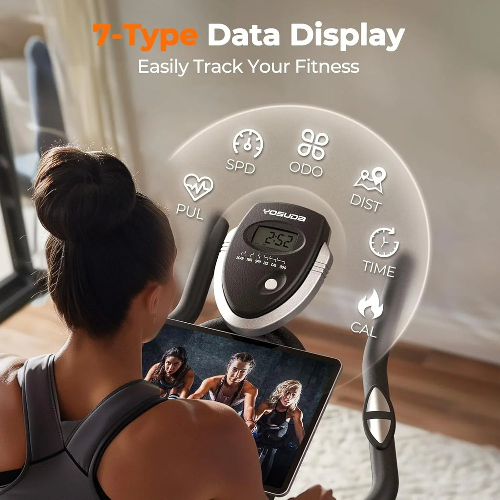 Vélo de fitness de marque Arita Tapis de course de fitness fixe à domicile Conception silencieuse, support pour tablette