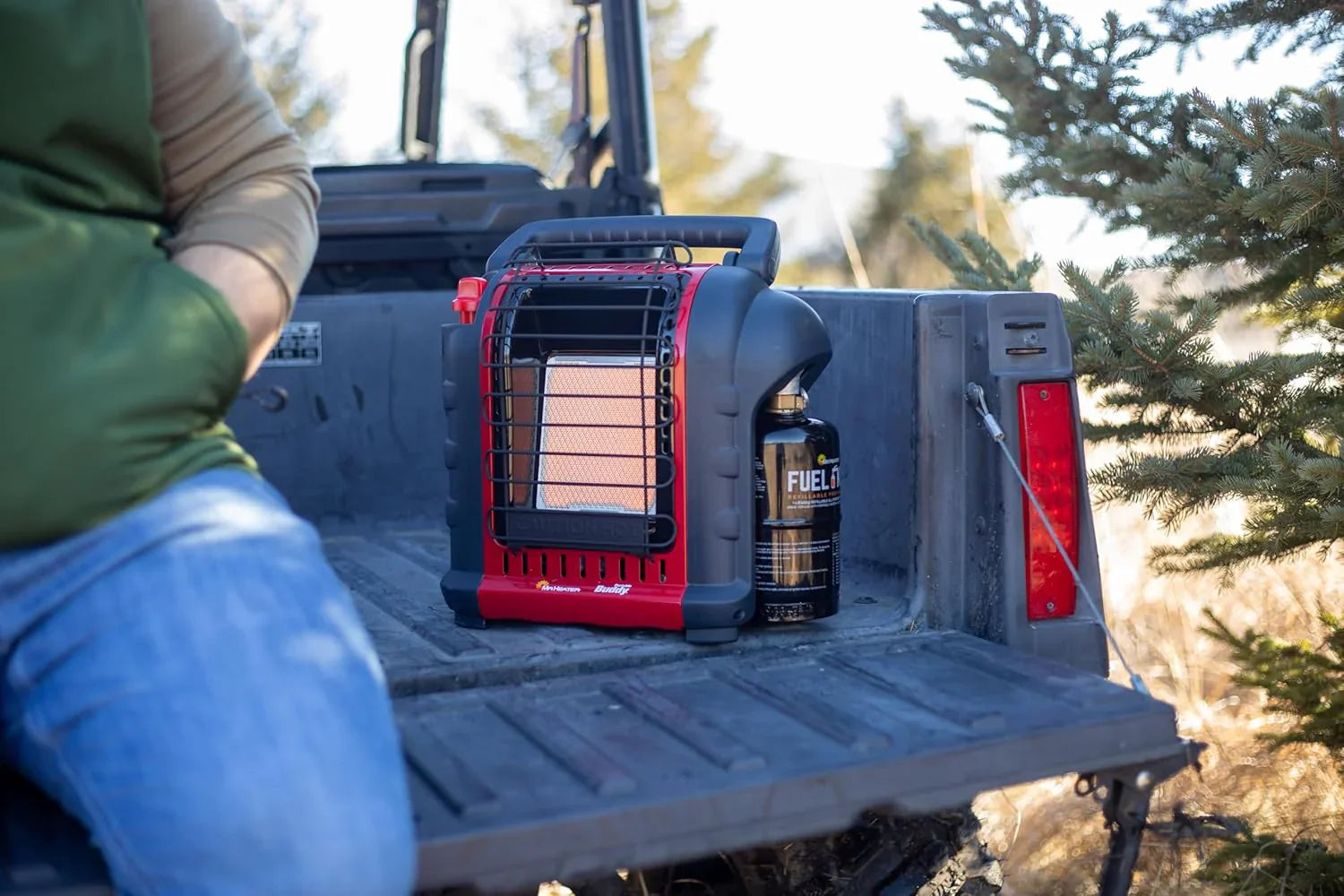 Chauffage radiant portatif au propane, 4 000 à 9 000 BTU, pour camping-cars, ateliers, terrasses et plus encore