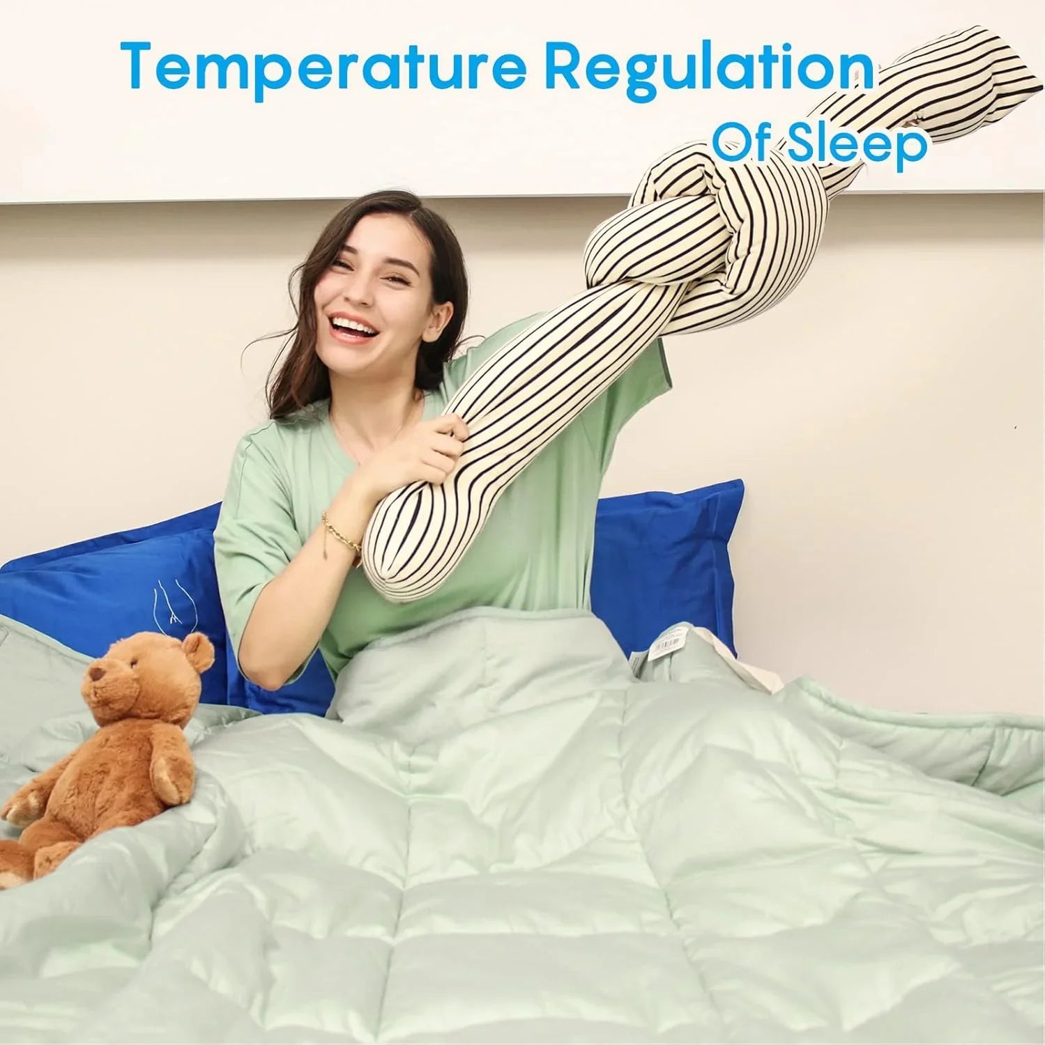 Insert de couette mince et respirant