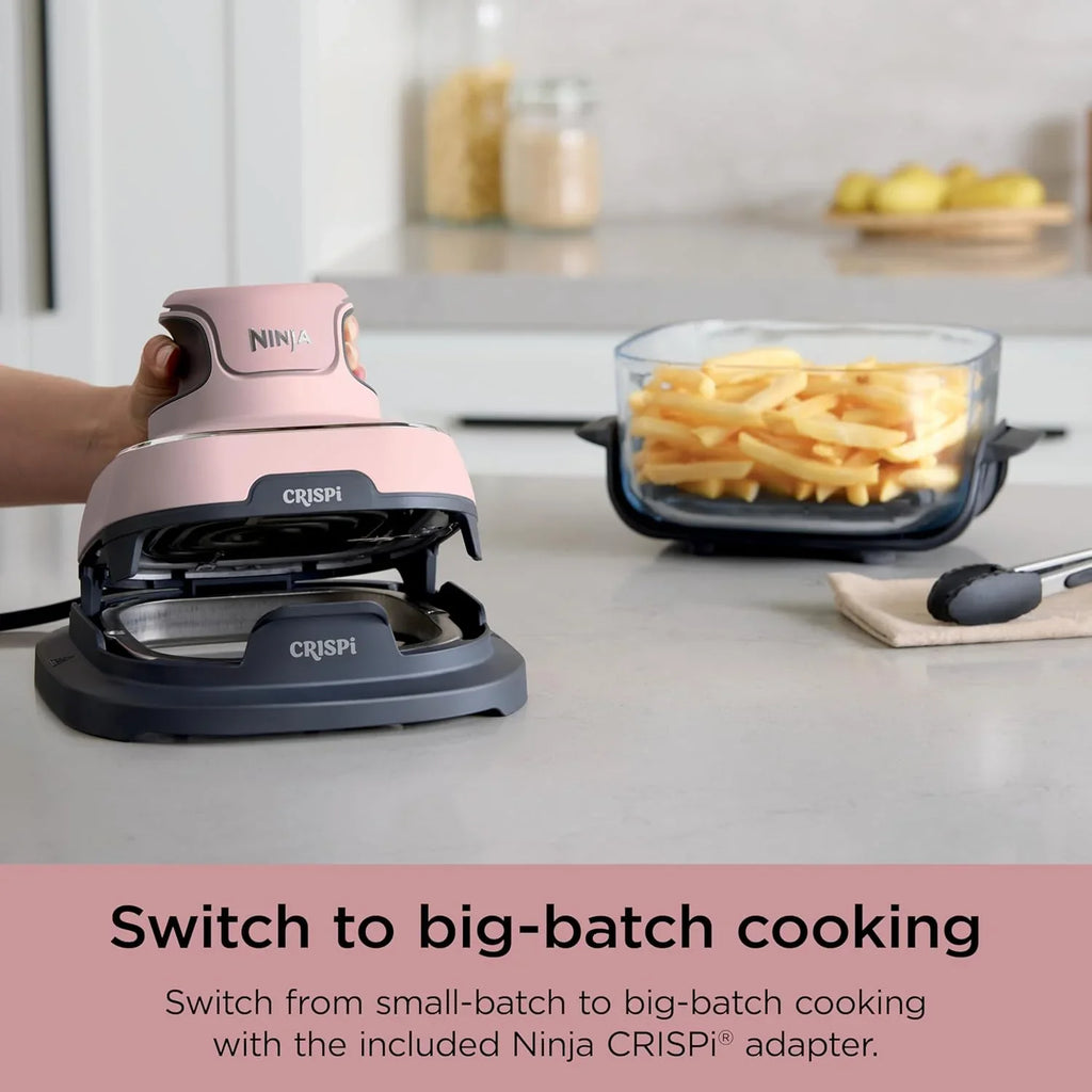 Ninja Crispi Friteuse à air portative en verre 4-en-1