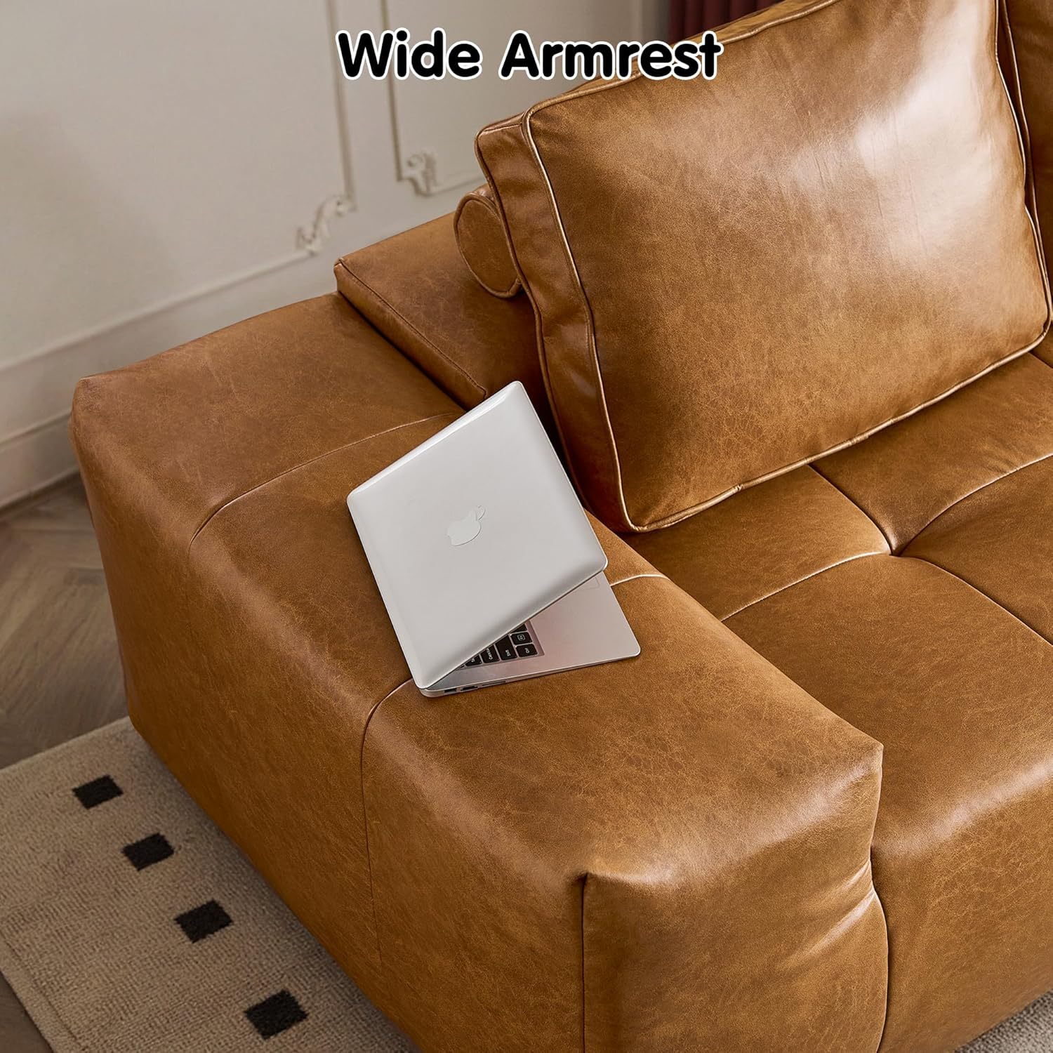 Canapé Ovios 104" Cloud Section Fauteuil en L, canapé modulaire moderne