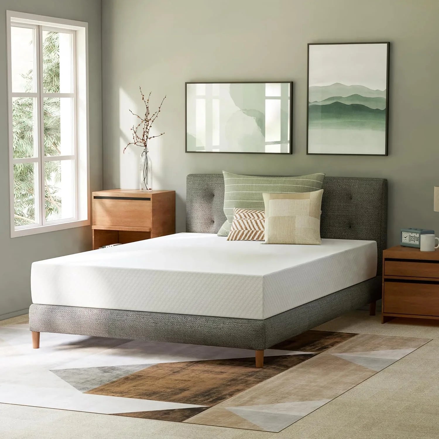 Matelas en mousse à mémoire de forme GAESTE de 8 pouces, entièrement rafraîchissant, matelas dans une boîte