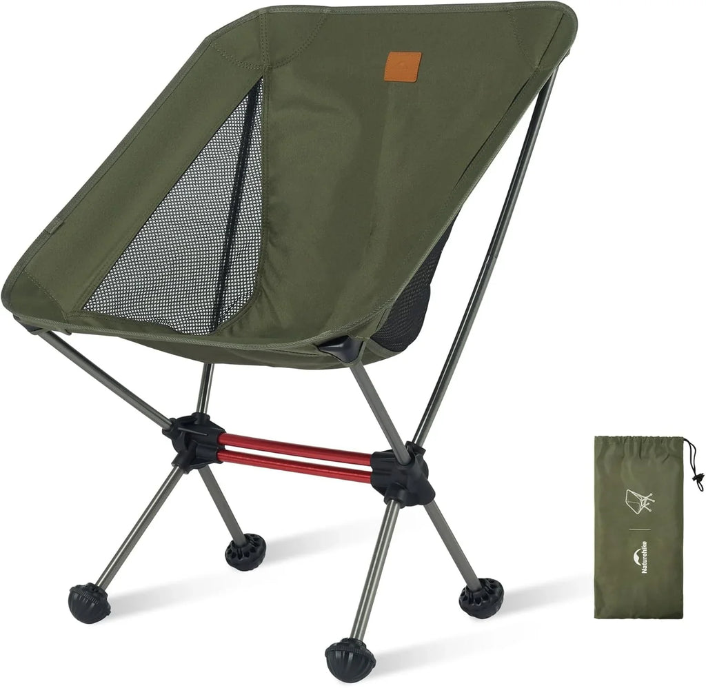 Chaise de camping ultralégère 2,12 lb Chaise de randonnée portable Chaise de randonnée pliante