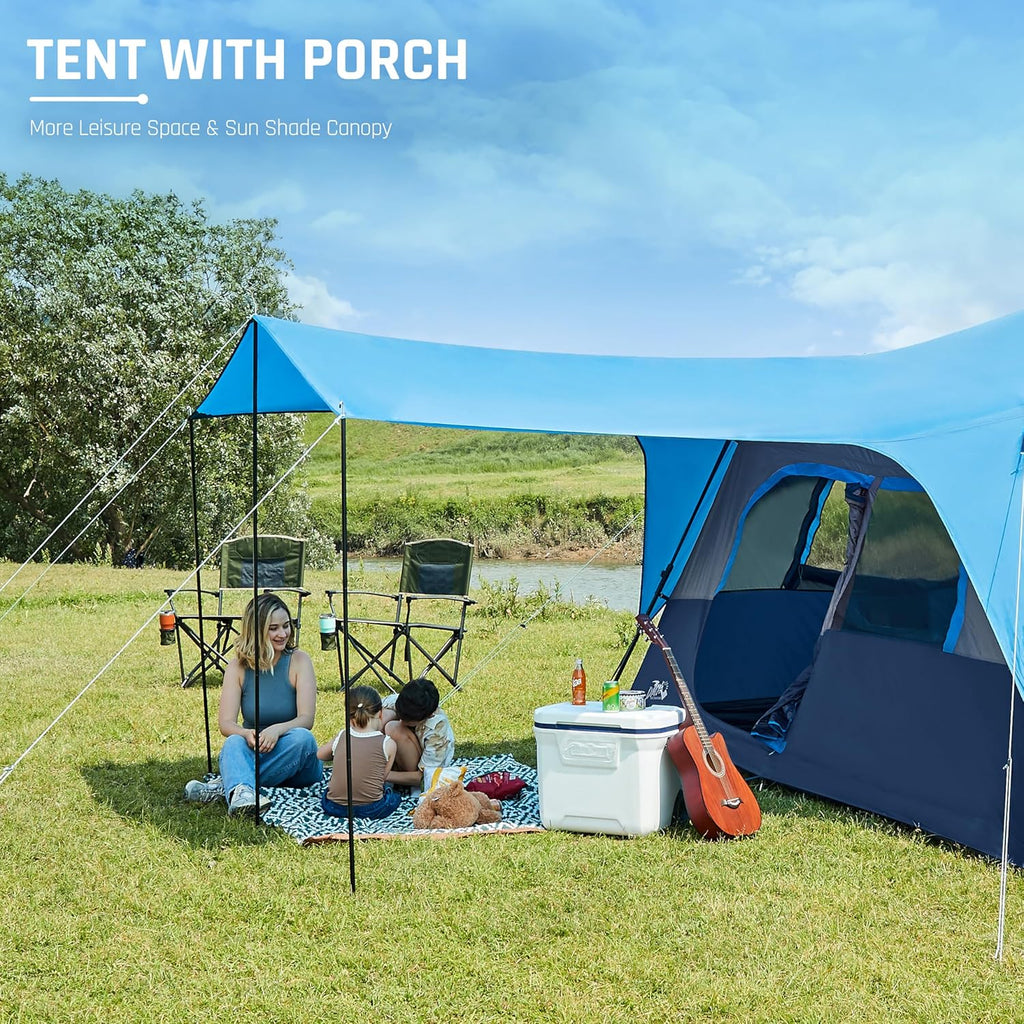 Tente à ouverture rapide, tente de camping familiale, tente de camping pop-up, grande tente imperméable pour le camping en plein air