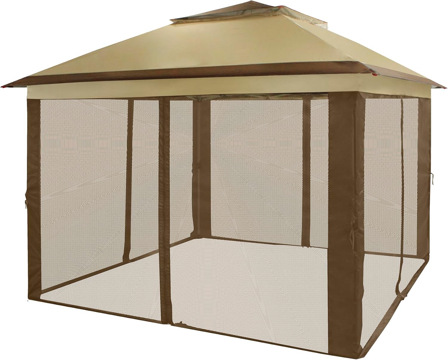 Tonnelle pliante CROWN SHADES 13x13, tente à baldaquin, soldes - Gazebo d'extérieur pour jardin et terrasse - Tente pliante Carpa