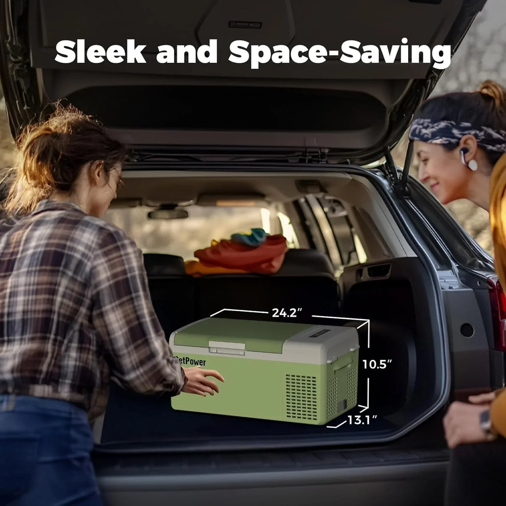 Réfrigérateur portable 12 V 21 litres, autonomie de 50 heures, glacière électrique pour voiture