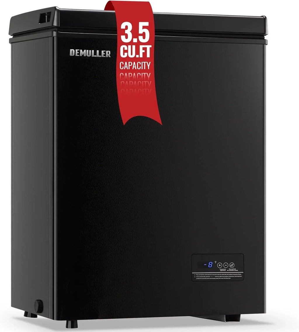 Congélateur vertical de 5,0 pieds cubes, congélateur autonome, mini-congélateur compact à chargement par le haut