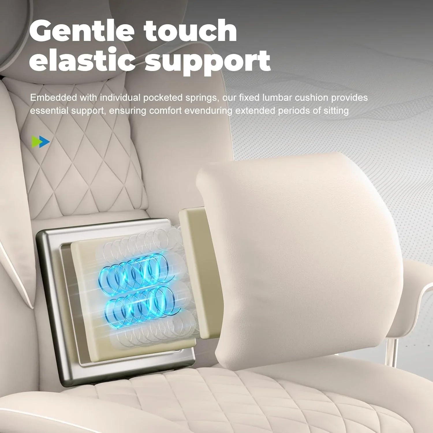 Grande chaise de bureau à dossier haut, chaise de jeu en cuir à dossier haut avec repose-pieds