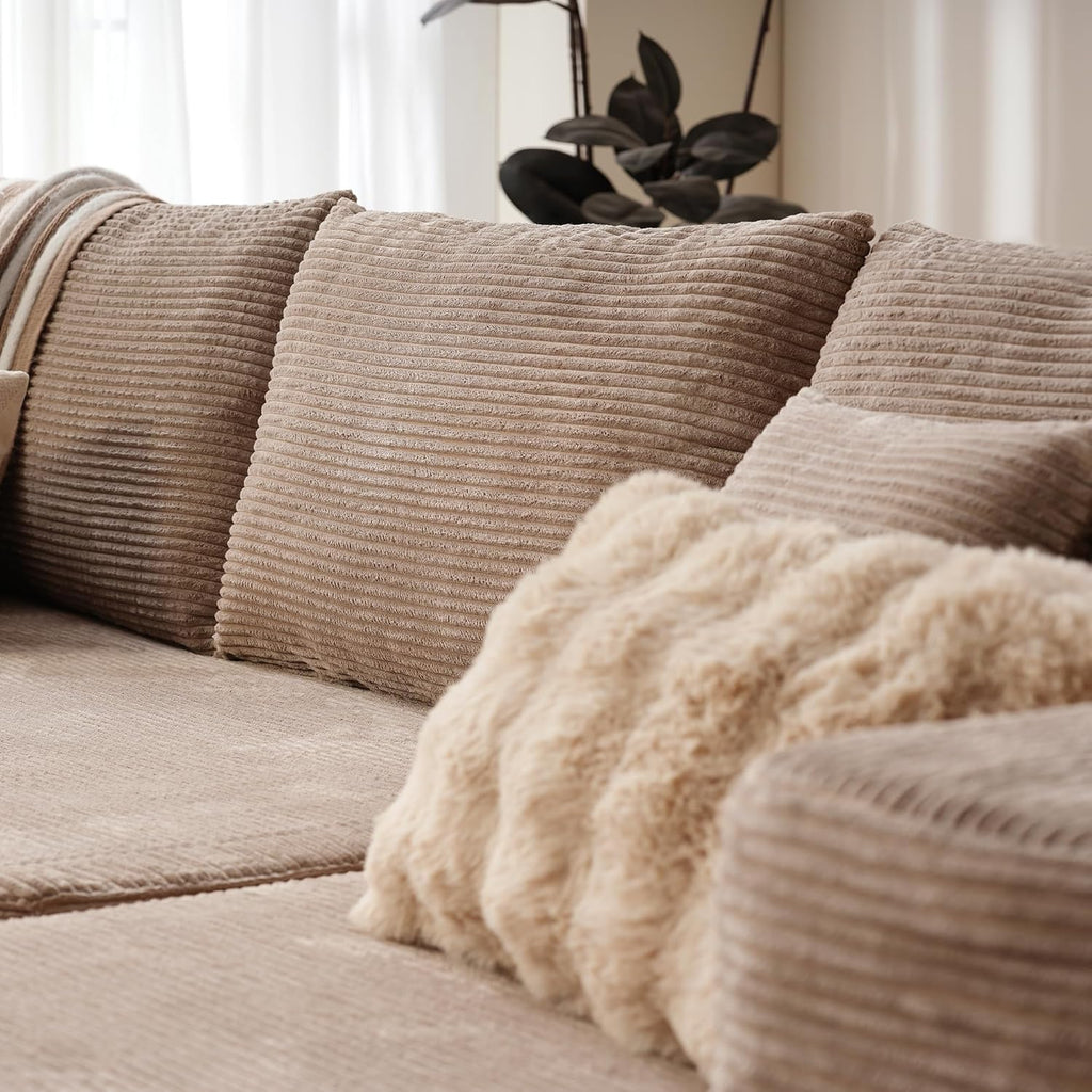 Canapé Ovios 104" Cloud Section Fauteuil en L, canapé modulaire moderne