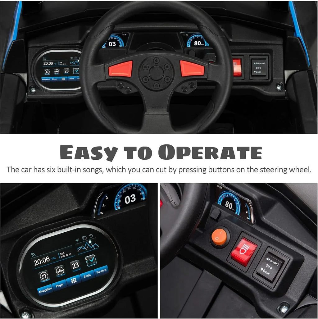 Voiture électrique tout-terrain TOBBI 12 V pour enfants