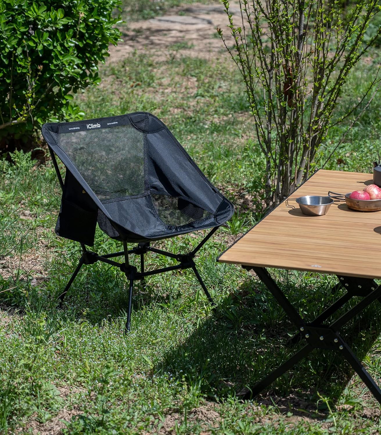 Chaise de plage pliante de camping compacte et ultralégère