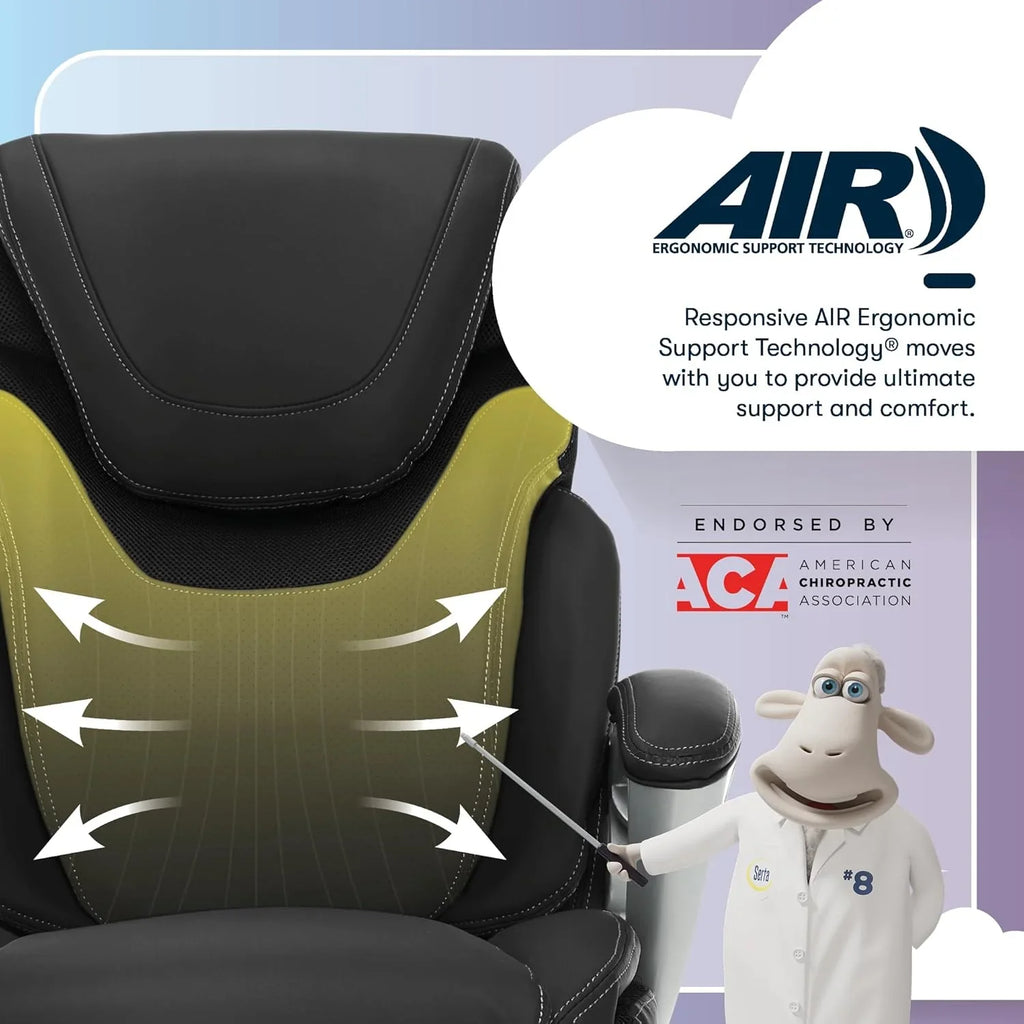 Chaise de bureau exécutive, bureau et chaise d'ordinateur ergonomiques