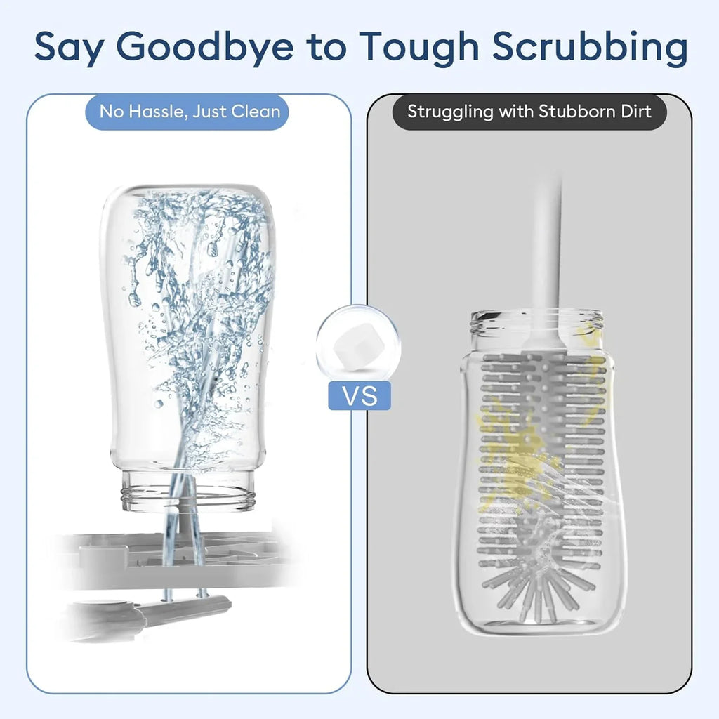 Lave-biberons - Lavage rapide en 19 minutes, stérilisateur et sèche-biberons, nettoyant tout-en-un, biberons, tire-lait et articles essentiels pour bébé