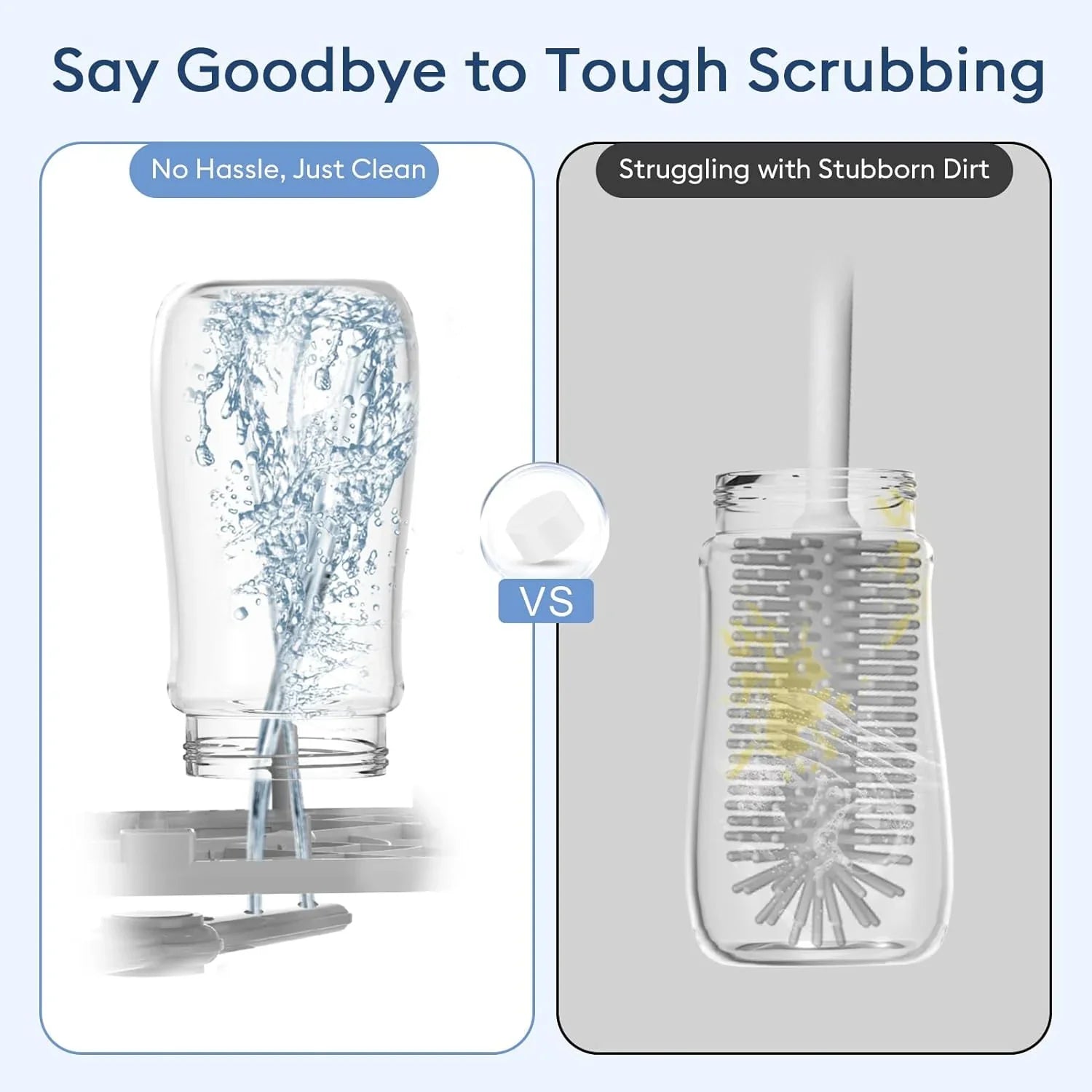 Lave-biberons - Lavage rapide en 19 minutes, stérilisateur et sèche-biberons, nettoyant tout-en-un, biberons, tire-lait et articles essentiels pour bébé