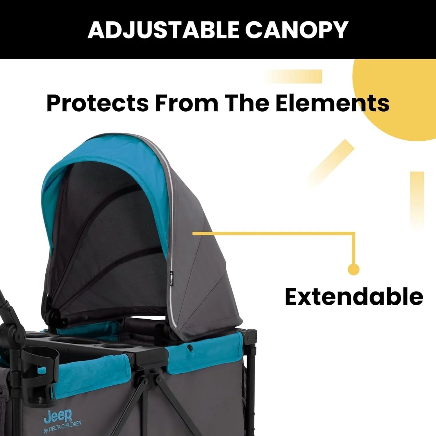 Poussette tout-terrain Jeep Sport de Delta Children