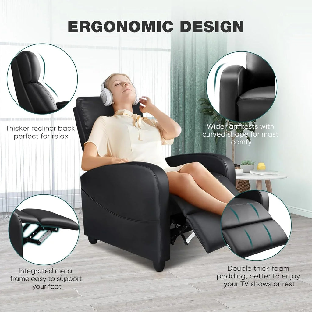 Fauteuil à bascule pivotant à dossier haut avec repose-pieds, fauteuil bébé rembourré avec siège profond et confortable