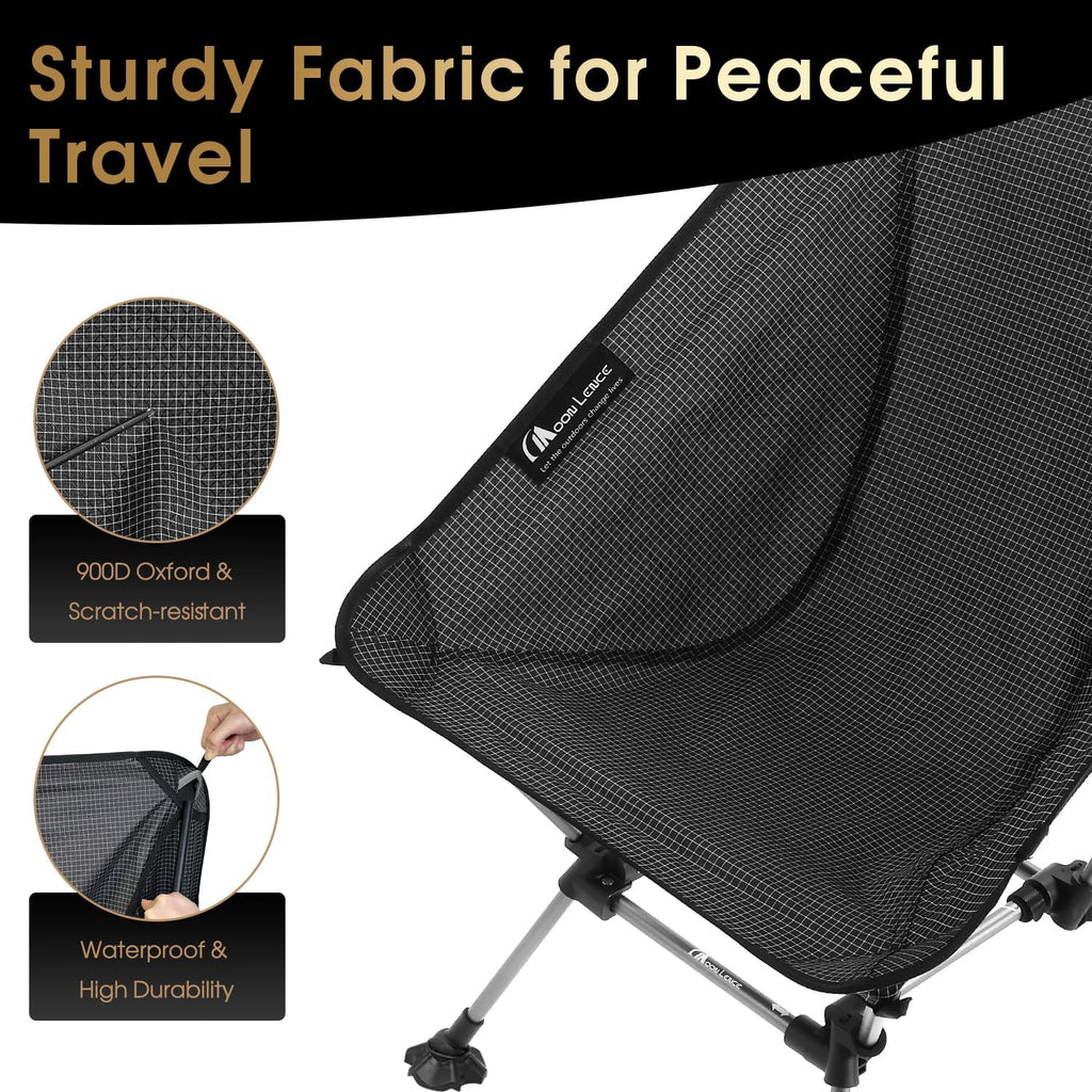 Chaise de camping portable et chaise pliante pour la randonnée et la randonnée